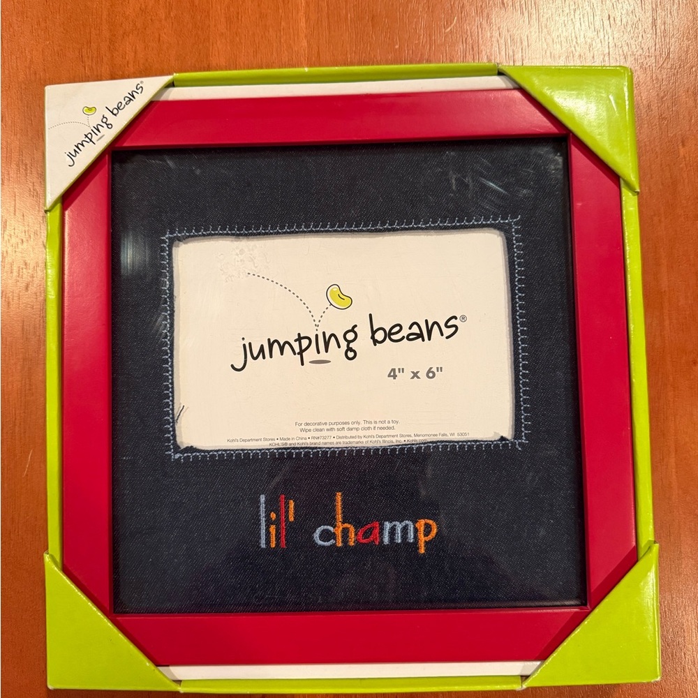 Jumping  Beans Red and denim  Photo Frame